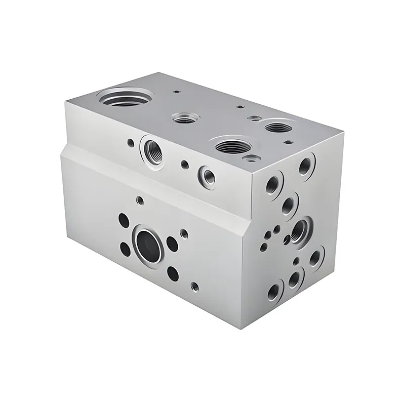 Alumiiniseosventtiililohkon CNC-prototyyppimalli